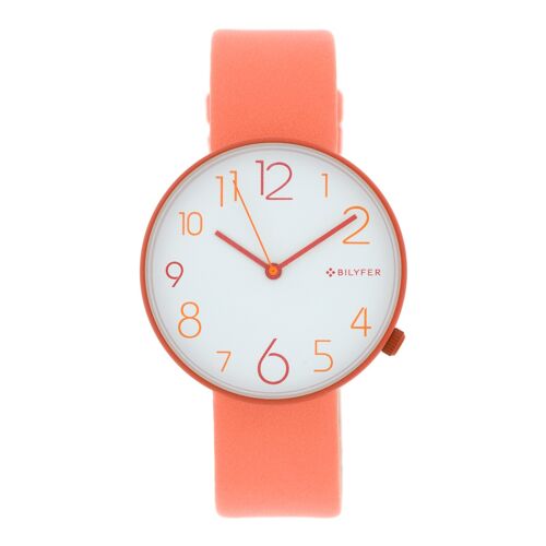 RELOJ CAJA 38 MM MULTICOLOR NUMEROS ARABES NARANJA 1F691NR