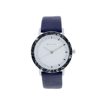 RELOJ CON BISEL ACRICILO COLORES 36MM 1F708AZ