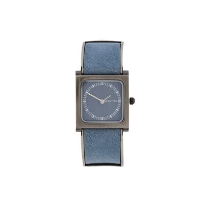 SQUARE WATCH WITH METALLIC DETAIL ON THE STRAP 1F720AZ