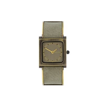 SQUARE WATCH WITH METALLIC DETAIL ON THE STRAP 1F720V