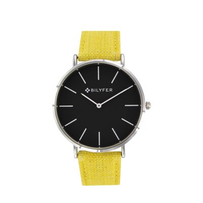 WATCH CASE 42 MM IKAT STRAP WITH YELLOW LEATHER 2W451AM