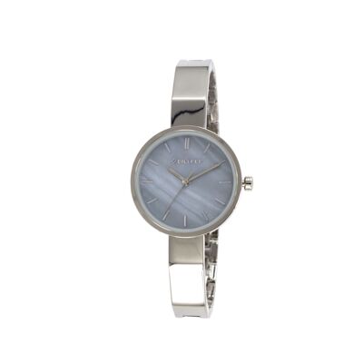SEMI-RIGID WATCH MOTHER-OF-PEARL DIAL SILVER COLOR 3P562PL