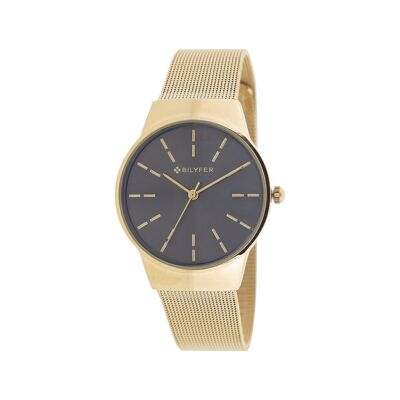 DOUBLE GOLD MESH INDEX WATCH 3P568D