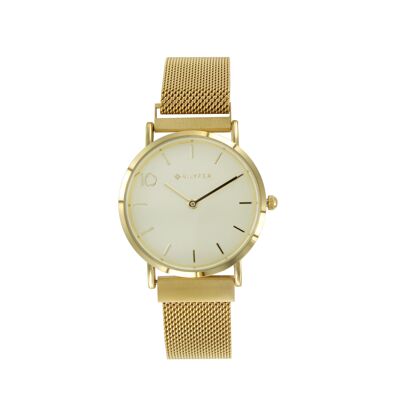 MESH WATCH WITH MAGNETIC CLOSURE N 12 GOLDEN 3P571DO
