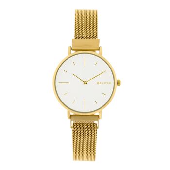 GOLDEN WATCH 32MM GOLDEN ANDICES BLANC CADRAN FERMETURE AIMANT N 3P586D