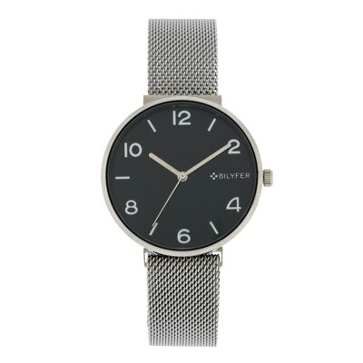 Bilyfer watch with 38mm IMAN mesh case with Arabic numerals and indices 3P592NPL