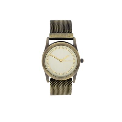 32MM STEEL MESH WATCH WITH MAGNET AND INDEX FINISH ANTIQUE 3P598D