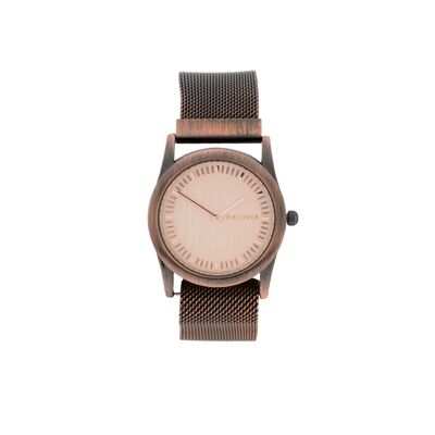 32MM STEEL MESH WATCH WITH MAGNET AND INDEX FINISH ANTIQUE 3P598CU