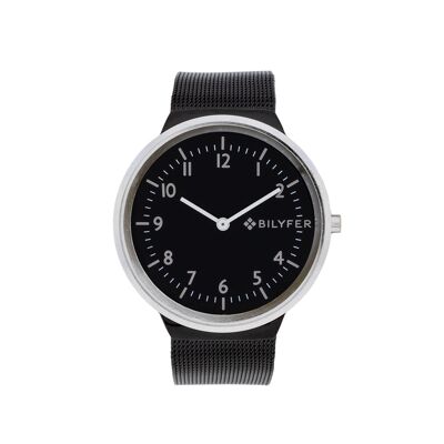 BILYFER 40MM WATCH WITH INTEGRATED STEEL BRACELET 4H307N