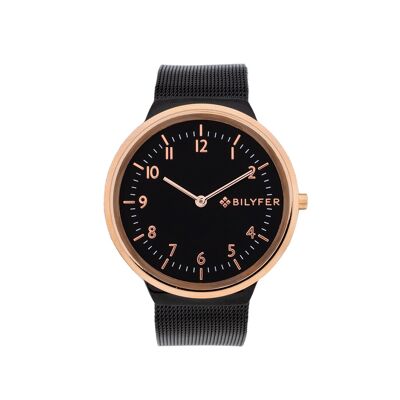 BILYFER 40MM WATCH WITH INTEGRATED STEEL BRACELET 4H307NN