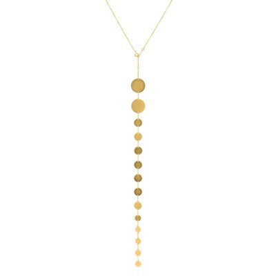 HANDMADE GOLD PLATED COINS NECKLACE HANDMADE GOLD PLATED A0021DCOL1