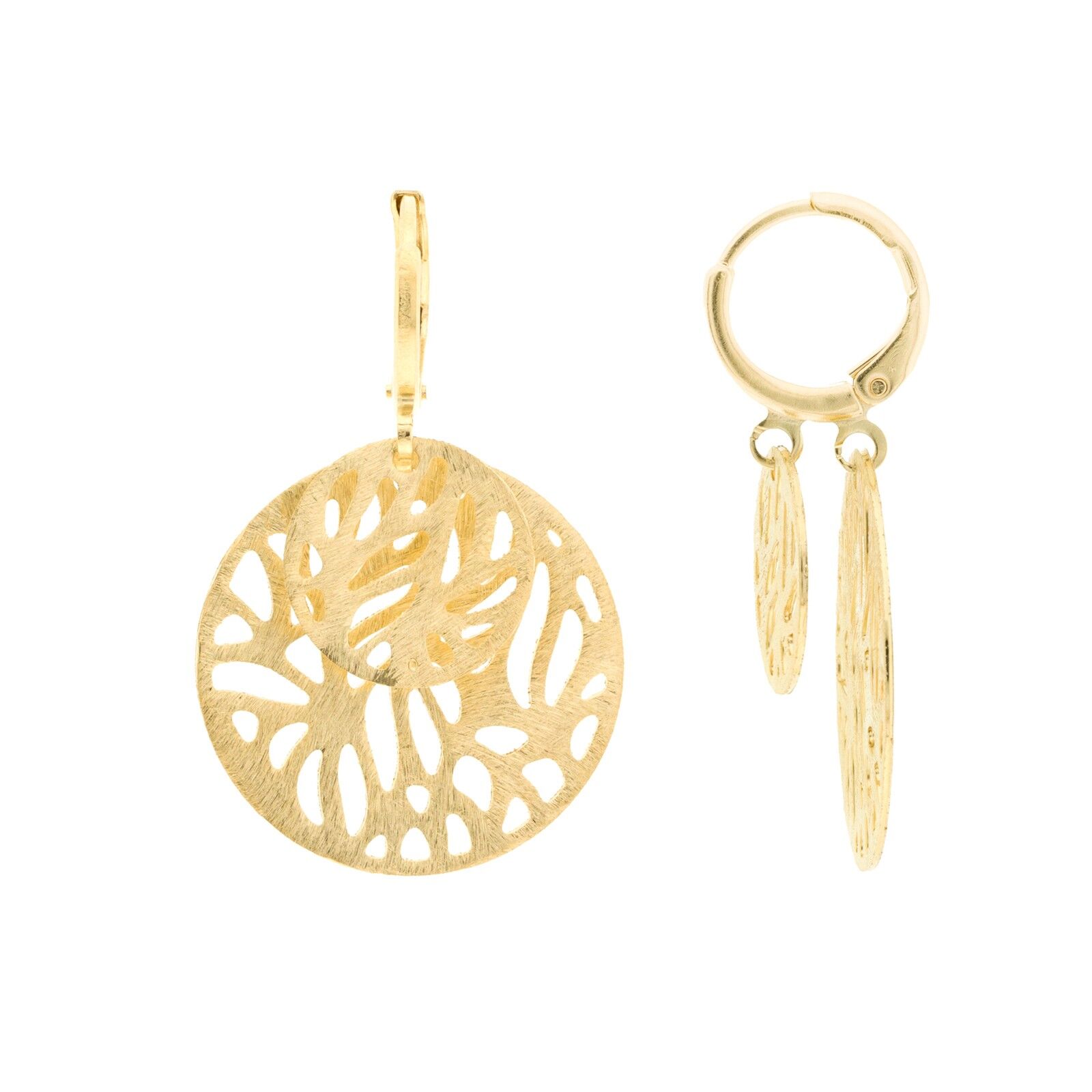 HANDGEFERTIGTER Reifen mit 2 abnehmenden Teilen, 18K handgefertigtes plattiertes Finish A0058DPE2