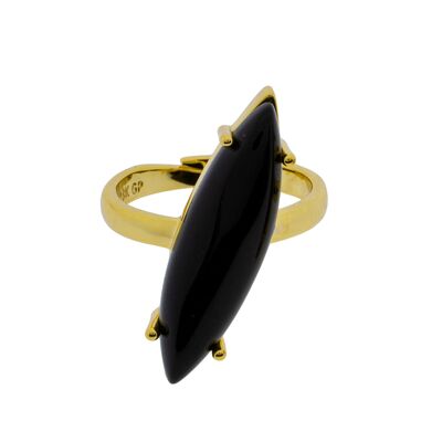CRYSTAL RING UNIVERSAL SIZE WITH GOLD PLATED CRYSTAL C0027NA1