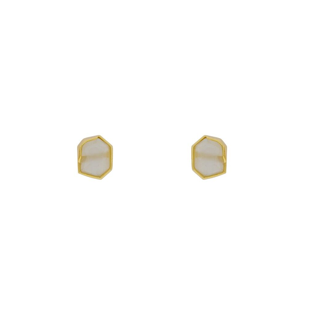 CIONDOLO IN VETRO ASIMETRO PLACCATO ORO CRISTALLO C0028BLPE1