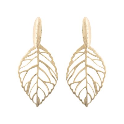 PLATED PENDING GOLD PLATED LEAF SMALL D0065BDPE1