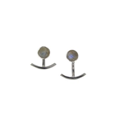 PLATED Natural stone earring 2 pieces labradorite D0153GPE1
