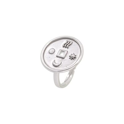 PLACCATO COLLEZIONE ORO RODIATO 4 ELEMENTI D0283PLA1