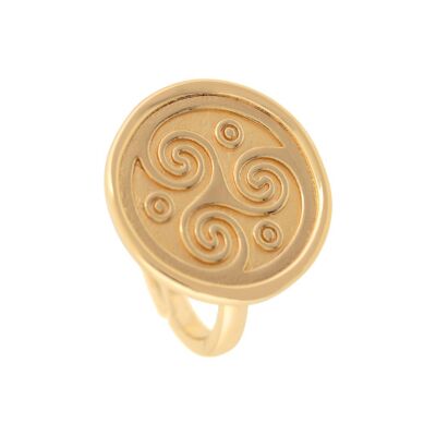 PLATED COLLECTION GOLD PLATED CELTIC SPIRAL D0284DA1