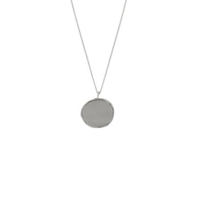 PLATED COLLECTION PLATED 3 TONE SILVER NECKLACE D0308PLCOL1
