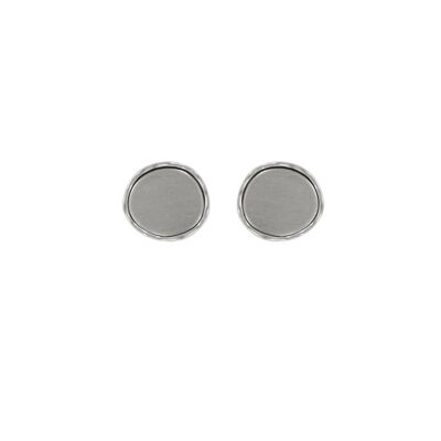 PLATED COLLECTION PLATED 3 TONES SILVER EARRINGS D0308PLPE1