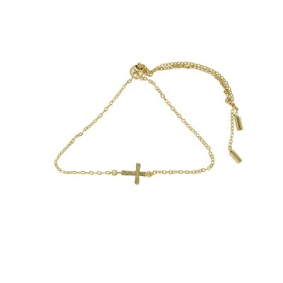 PLATED BRACELET COLLECTION PLATED CROSS D0368PUL1