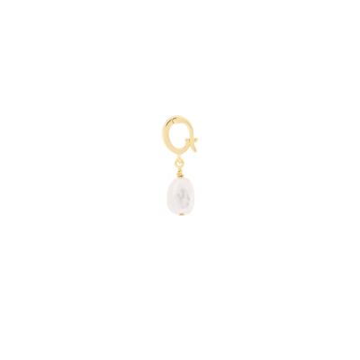 PLATED PENDANT GOLD PLATED AND NATURAL PEARL 11MM D0390DCOLG
