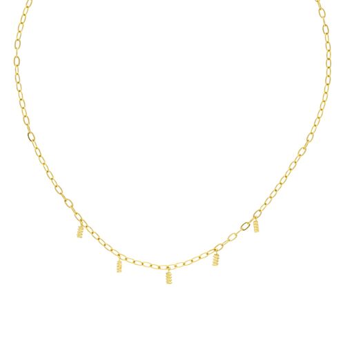 CHAPADO COLLAR DORADO COLECCIAN TIN KLIN CHAPADO ORO D0415DCOL1
