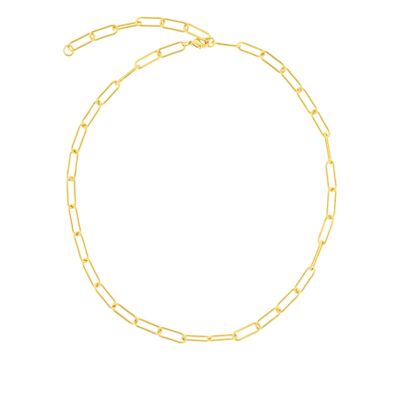 GOLD PLATED NECKLACE LONG LINK WITH DRAWING 45 CM GOLD PLATED D0418DCOL1