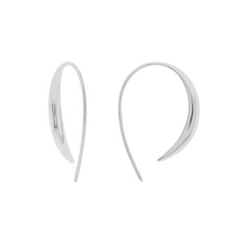 PLATED Curve Collection Boucles d'oreilles en plaqué rhodium D0441PLPE1