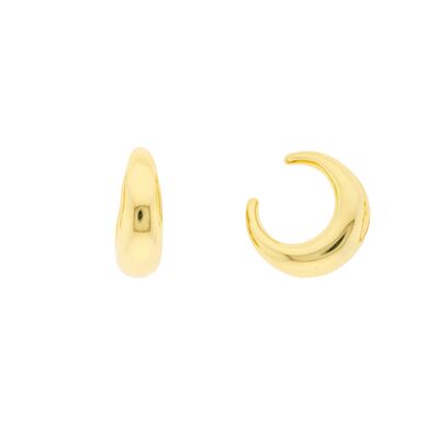 PLATED Golden ear cuff earring hoop for the upper part of the ear D0451DPE3
