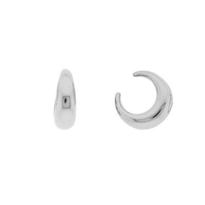 PLATED Silver ear cuff earring hoop for the upper part of the ear D0451PLPE3