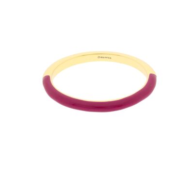 PLATED Rosévergoldeter Ring mit Emaille D0452RA1