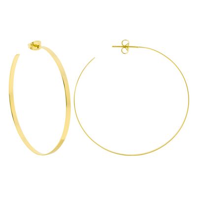 PLATED FLAT THIN RING 50MM GOLD PLATED D0478DPE2