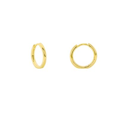 PLATED ROUNDED CLOSED RING 10MM GOLD PLATED D0479DPE2