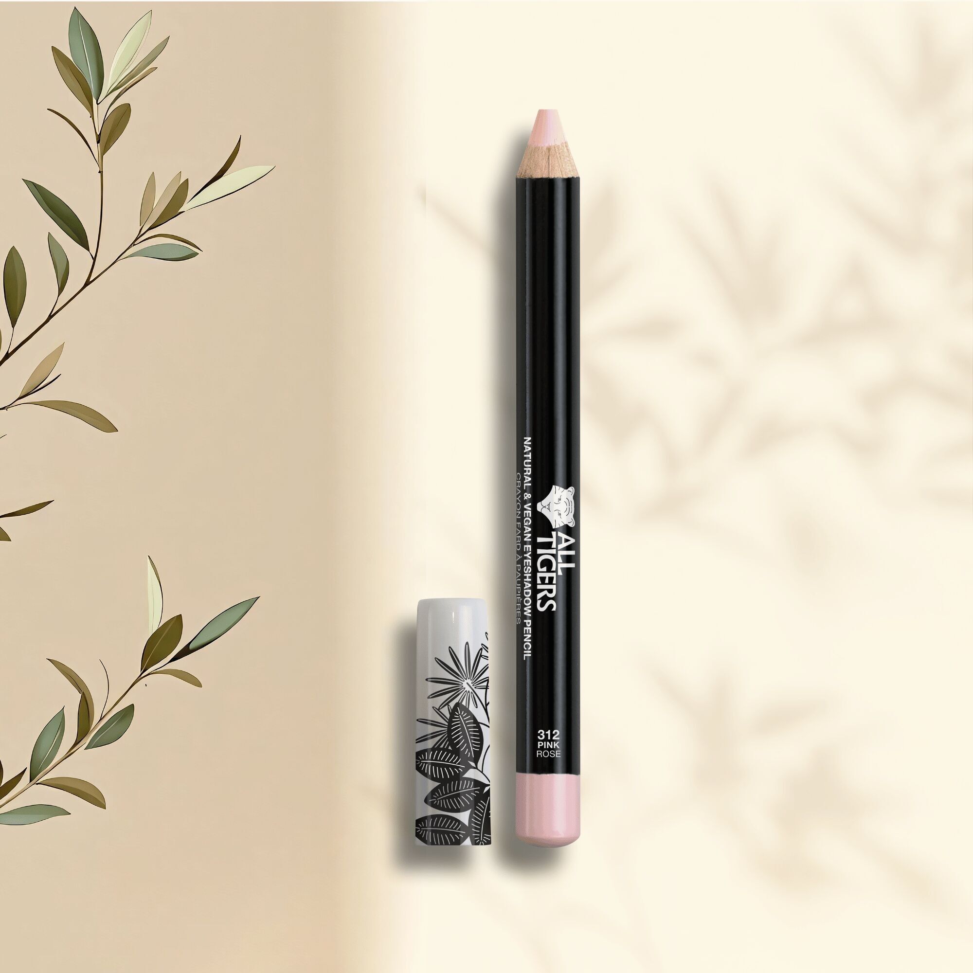 Sombra de ojos natural y vegana 312 ROSE "RAISE YOUR VOICE"