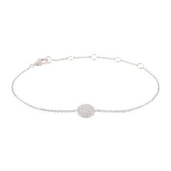 BRACELET PREMIÈRE LOI ARGENT RHODIÉ SC230PLPUL1