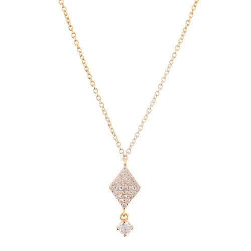 PLATA COLLAR PLATA DE PRIMERA LEY CHAPADO ORO SC232DCOL1