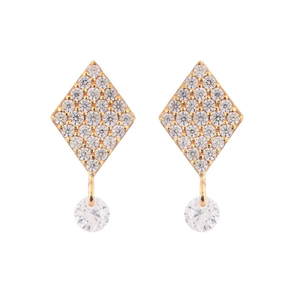 PLATA PENDIENTE PLATA DE PRIMERA LEY CHAPADO ORO SC232DPE1