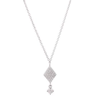 COLLIER EN ARGENT PREMIÈRE LOI ARGENT RHODIÉ SC232PLCOL1