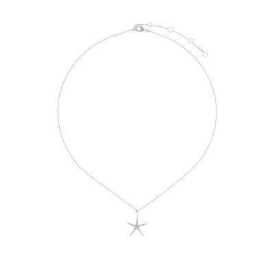 COLLIER EN ARGENT AVEC ETOILE DE MER EN ARGENT MASSIF SC242PLCOL1