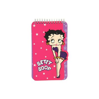 Bloc d'écriture Betty Boop Star Struck 8x5 (tête relié)