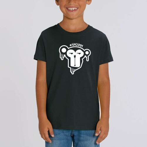 Basic T-Shirt (kids) - Black - big Logo