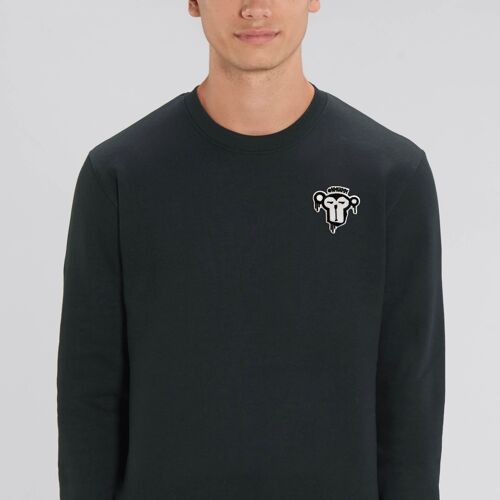 Basic Sweatshirt (unisex) - Black - small Logo