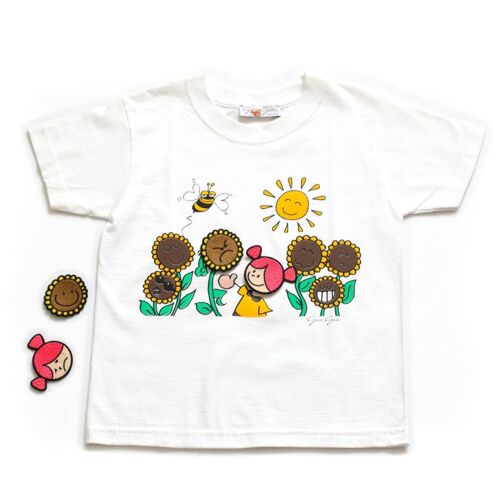 T-shirt montessoriana "Girasole"