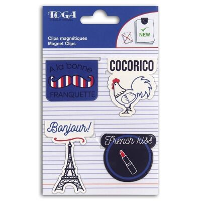 Frenchy magnetic clips