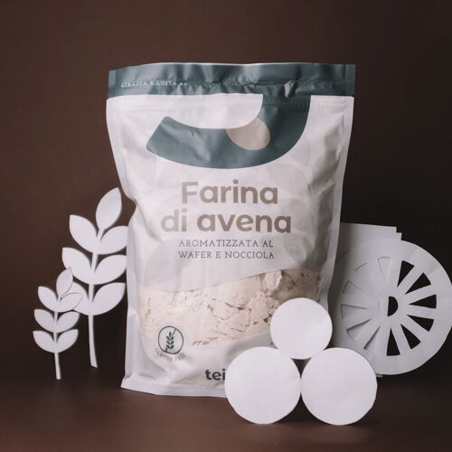 Farina di Avena Wafer e Nocciola