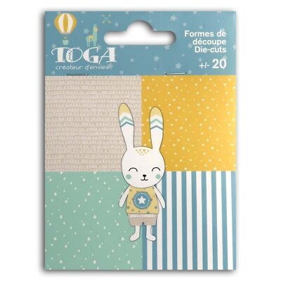 20 Die-Cuts Rabbit Die-Cuts - Leonardo