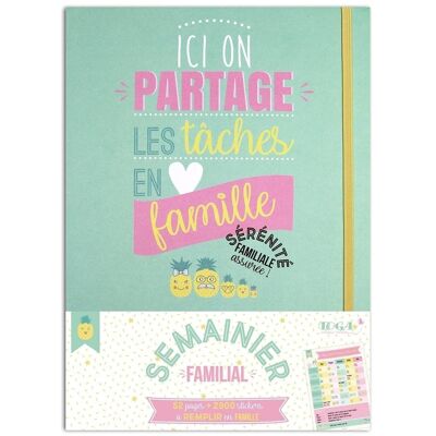 Kit de Papeterie - Semainier Familial