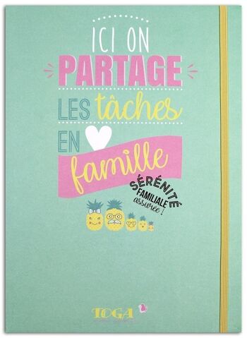 Kit de Papeterie - Semainier Familial 4