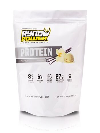 2-PACK PROTEIN Premium Whey Vanille Poudre | 20 portions (2 livres) 1